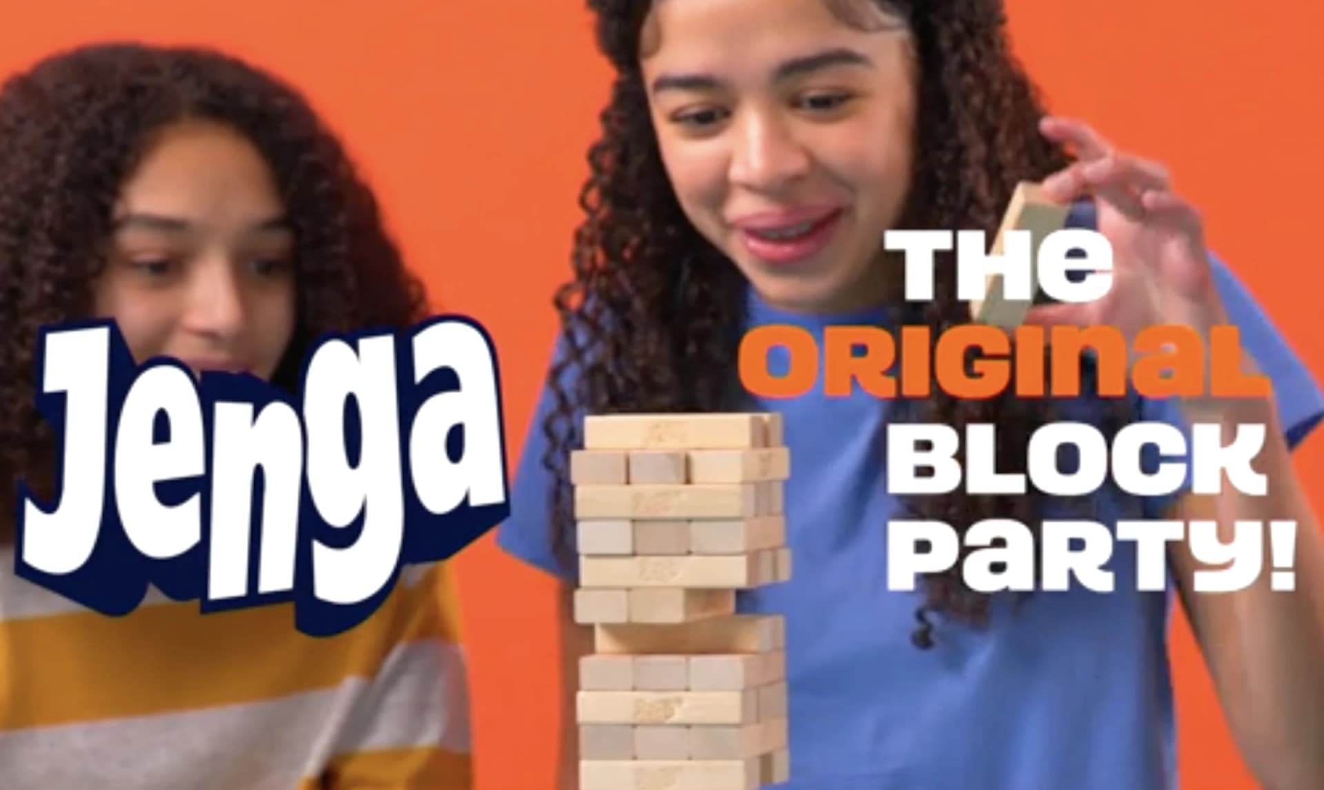 Jenga game logo with block image Video Thumbnail