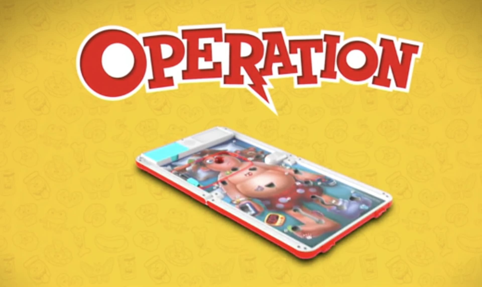 Operation game logo with heart and pulse icon Video Thumbnail